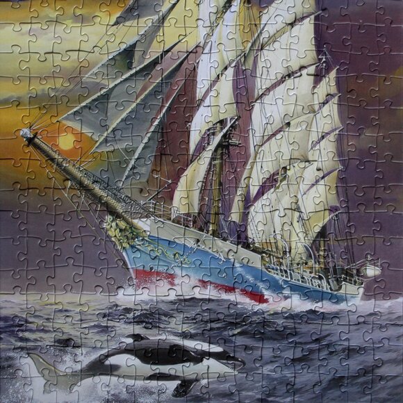 Sunset on the sea, 300 piece puzzle, Puzzle Makers - Picture 4 of 4